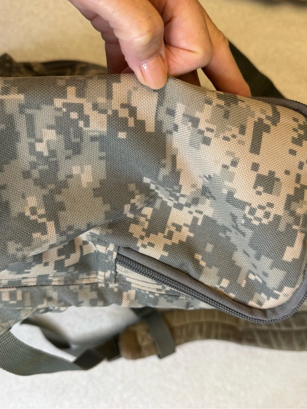 US Army 1st Bn 19th Infantry Tactical Camo Backpack 23x19